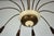 Large Mid-Century Italian Sputnik Brass Chandelier with Satin Glass, 1950s For Sale - Image 10 of 17