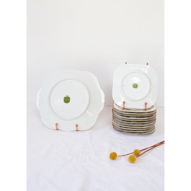 1970s Swedish Porcelain Vinranka Dessert Set by Hackefors, 1970s, Set of 13 For Sale - Image 5 of 6