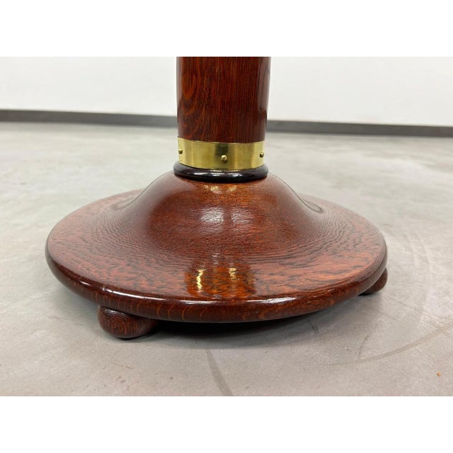 Round Secession Side Table, 1890s For Sale - Image 5 of 9