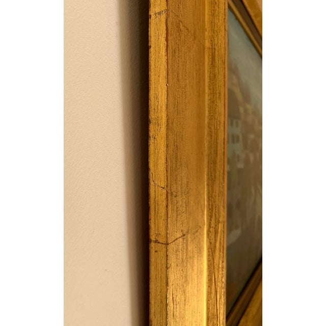 Albert Joseph Januarius Di Décarli, La Saune, Oil on Wood, Framed For Sale - Image 7 of 10