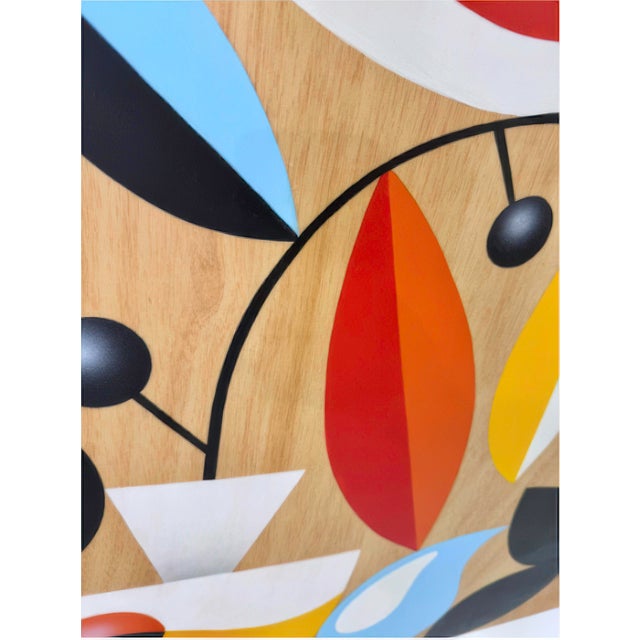 Plastic Rubén Sánchez, Mediterranean Sunset I, 2023, Acrylic Painting on Panel For Sale - Image 7 of 10