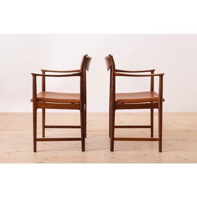 Animal Skin Darby Extendable Dining Table and Chairs byTorbjørn Afdal, Norway 1960s, Set of 7 For Sale - Image 7 of 18