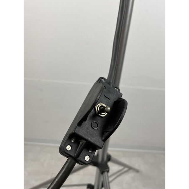 Vintage Italian Lamp in Glossy Aluminum, 1980s For Sale - Image 10 of 15