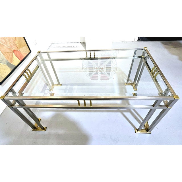 Mid-Century Modern Hollywood Regency Coffee Table, 1970s For Sale - Image 3 of 14