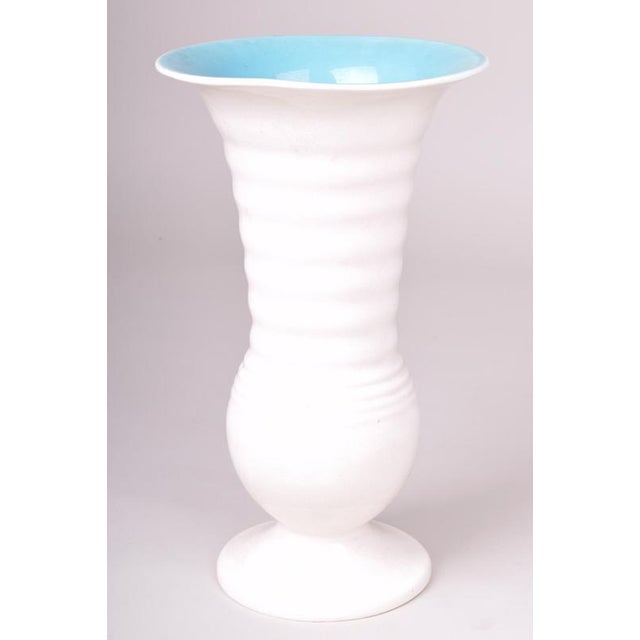 This elegant vase is a typical representative of decorative ceramics from the 1960s, a period globally known among...