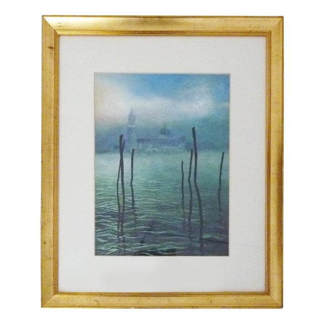 Himayre, View of Venice, 1980s, Painting, Framed For Sale
