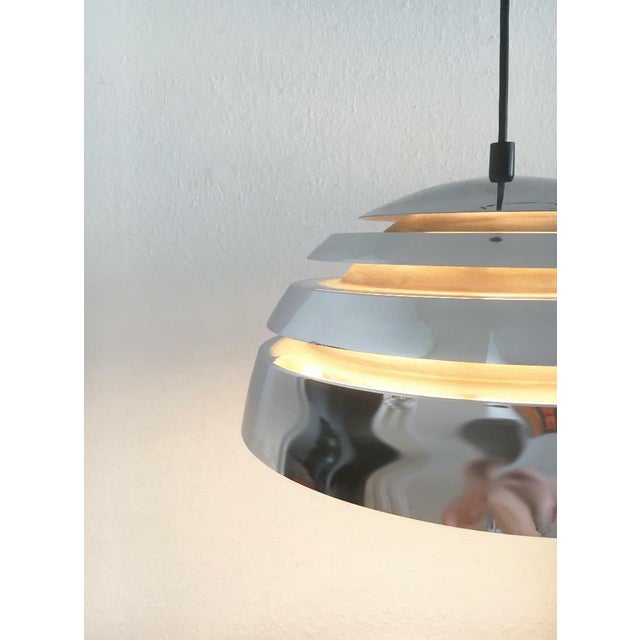Mid-Century Space Age Lamellar Pendant Lamp by Hans-Agne Jakobsson for Hans-Agne Jakobsson Ab Markaryd, 1960s For Sale - Image 10 of 16