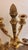 Metal Pair of Early 20th Century Empire Style Bronze and Crystal Candelabra For Sale - Image 7 of 9