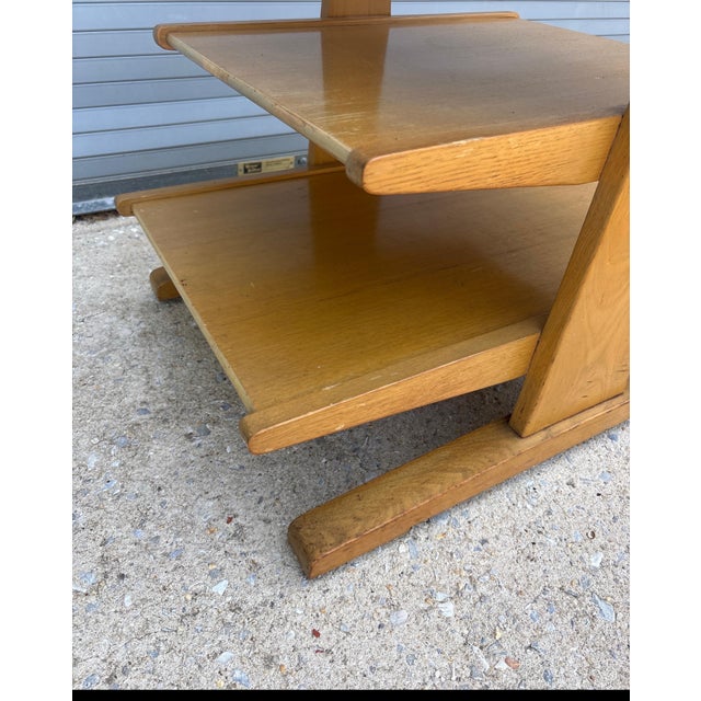 1950s 1950s Magazine Rack/ Table in the Style of Dunbar For Sale - Image 5 of 9