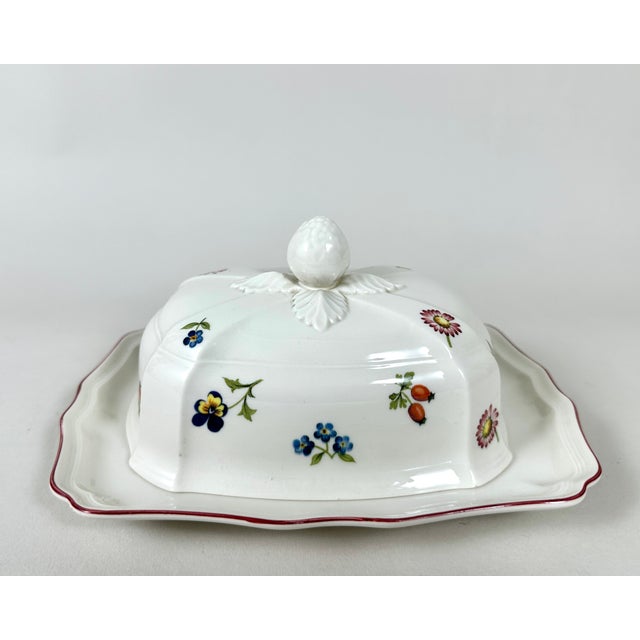 Vintage French Butter Dish from Villeroy & Boch, 1980s For Sale - Image 6 of 6