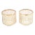 Vintage Imperial Glass Ice Buckets With 22 Carat Gold Plated Trellis Shoji Greek Key Overlay For Sale