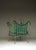 Green Set of Vintage Lounge Chair and Ottoman, 1980s For Sale - Image 8 of 16