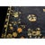 1920s Large Size 1920s Blue Navy Antique Chinese Bat and Reindeer Design Peking Rug For Sale - Image 5 of 9