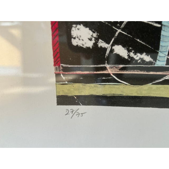 Abstract Richard Hull Abstract Architectural Print, Framed For Sale - Image 3 of 8