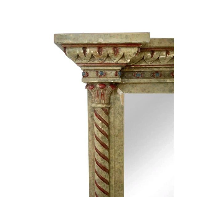 Rich color and perfect age make this Venetian tabernacle mirror a statement piece! Featuring a carved frame with finely...