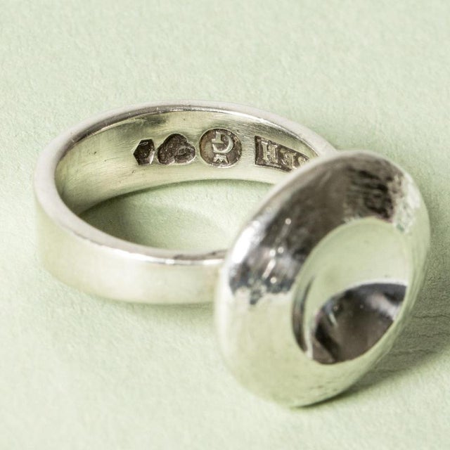 Silver Ring by Sven-Erik Högberg, 1972 For Sale - Image 6 of 7