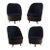 Late 20th Century Wine Barrel Swivel Chairs - Set of 4 For Sale