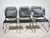 Metal Bauhaus MR10 Cantilever Chairs in Tubular Steel and Leather by Ludwig Mies van der Rohe for Thonet, 1970s, Set of 6 For Sale - Image 7 of 13