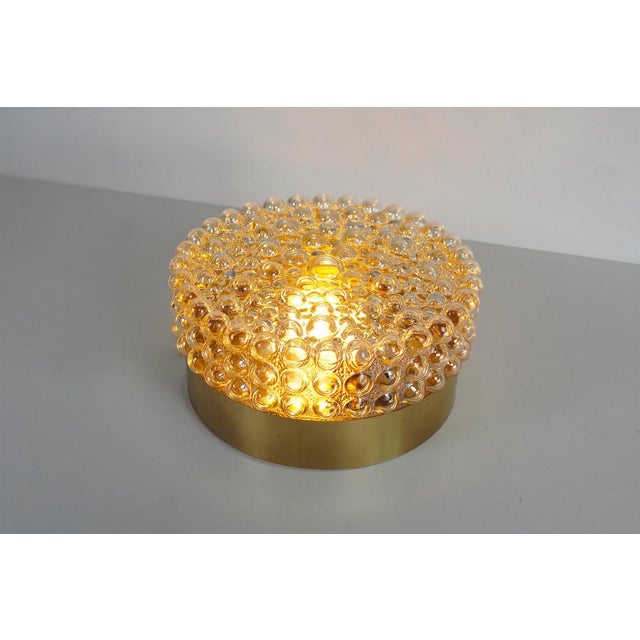 Bubble Glass Flush Mount Light by Helena Tynell for Glashütte Limburg For Sale - Image 3 of 9