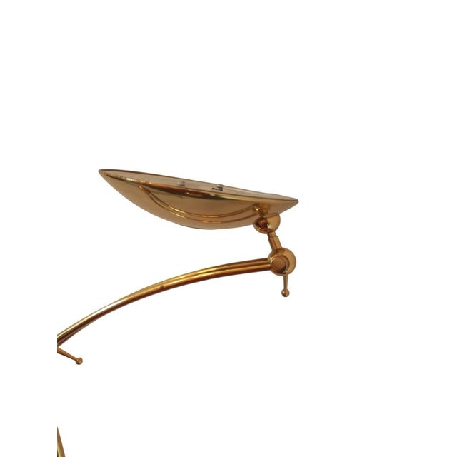 Brass Floor Lamp by Luigi Colani, Italy, 1970s For Sale - Image 12 of 17