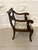 Wood Set of Regency Figured Mahogany Desk Carver Chairs, 1830s For Sale - Image 7 of 13