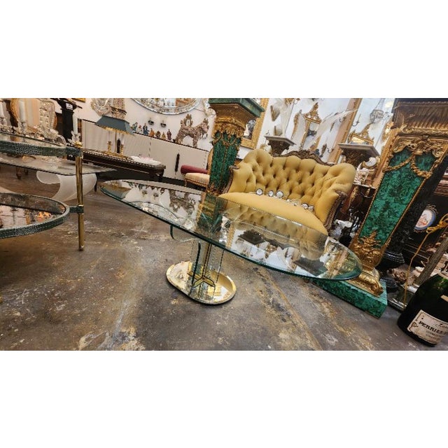 Italian Italian Modern Glass Coffee Table For Sale - Image 3 of 6