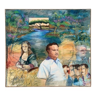 Large-Scale Figurative Oil Painting — American Artist John Allan Dawson (B. 1946) For Sale