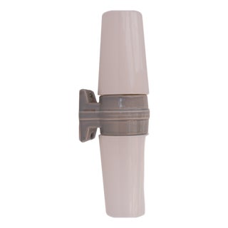 Large Mid-Century Modern Pale Grey Bathroom Sconce by Sigvard Bernadotte For Sale