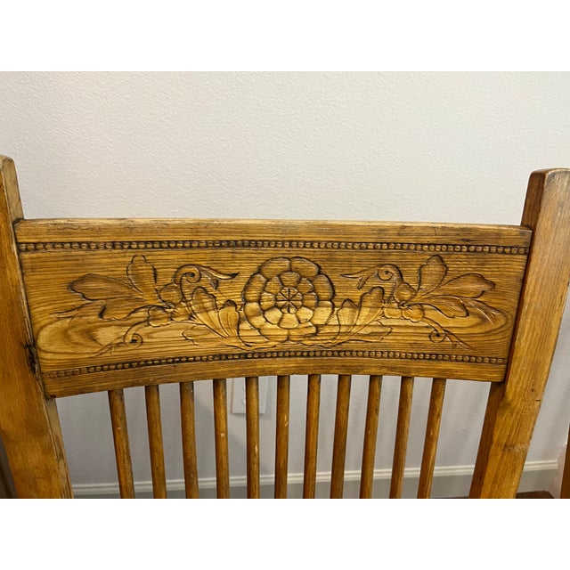 Farmhouse Late 19th Century Press-Back Chairs For Sale - Image 3 of 4
