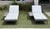 Design Plus Gallery presents a Set of Four Grid Outdoor Chaise Lounges from Gloster. These are premium, minimalist outdoor...