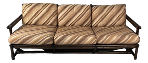 American Modern Sofa by Lyda Levi for McGuire Company, 1970s