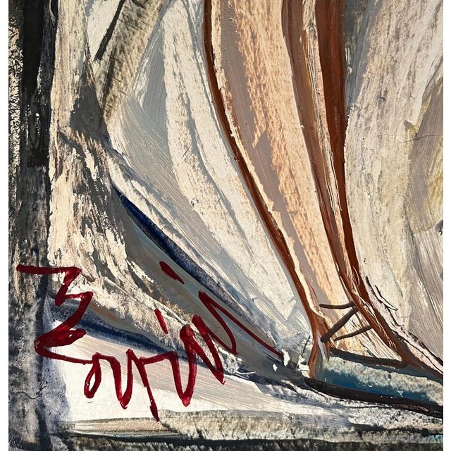 Vivaldo Martini, Harlequin and Ballerina, Oil on Canvas For Sale - Image 4 of 11