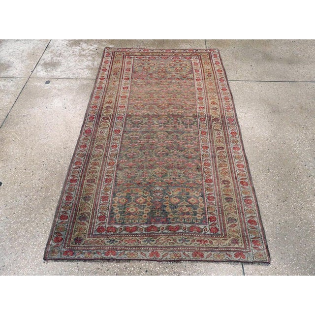 An antique Persian Kurdish Bidjar throw rug. Since all Bidjars are woven by Kurds, how do we identify this particular...