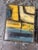 Yellow Douglas Radde Abstract Original Paintings, Pair For Sale - Image 8 of 12