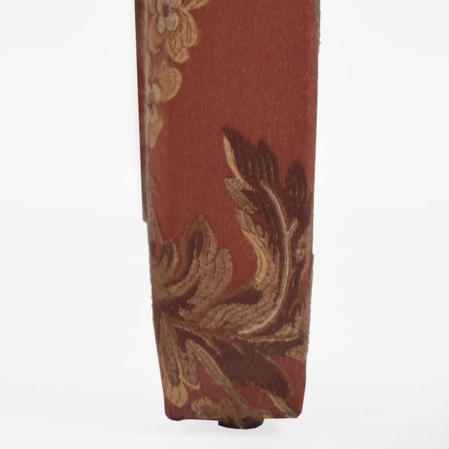 Red Pair of Upholstered Club Chairs by Parson For Sale - Image 8 of 8