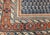 Cabin 19th Century Persian Kurdish Gallery Rug, Hand-Knotted Wool, Allover Paisley Pattern, Navy & Terracotta, 6' X 15' For Sale - Image 3 of 18