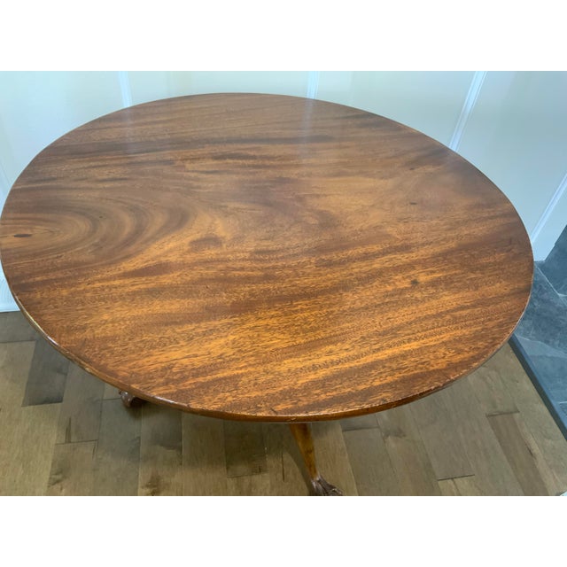Chippendale 18th Century Chippendale Birdcage Tilt Top Table For Sale - Image 3 of 15