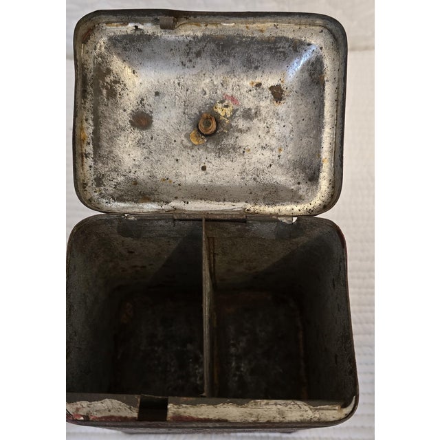 Black Early 19th Century Black Japanned Tin Tea Caddies For Sale - Image 8 of 8