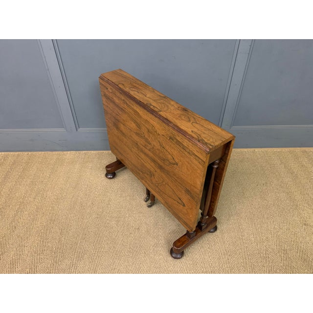 William IV Rosewood Sutherland Table, 1835 For Sale - Image 13 of 16