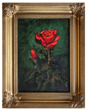 Uldis Zemzaris, Rose, 1991, Oil on Cardboard