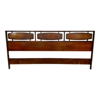 1960s Mid Century Modern King Size Headboard For Sale