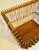 Brown Large Mid Century Chinoiserie Natural Bamboo Basket For Sale - Image 8 of 12