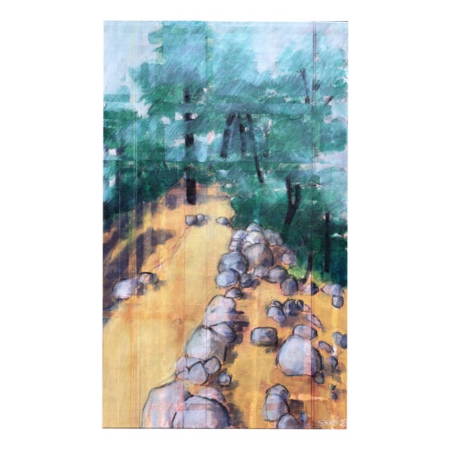 Skadi Engeln, Autumn Forest by the White Water, Canvas For Sale