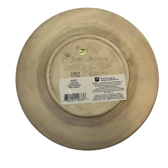 Late 20th Century French Country Decorative Plates Jane Keltner - Set of 3 For Sale - Image 6 of 12