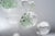 1960s Glass Vase with Clear Optical Droplets by Luciano Gaspari for Salviati, 1962 For Sale - Image 5 of 11
