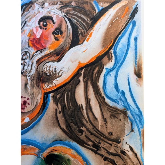Salvador Dali, La Femme Cheval, 1971, Original Hand-Signed Color Lithograph For Sale - Image 6 of 11