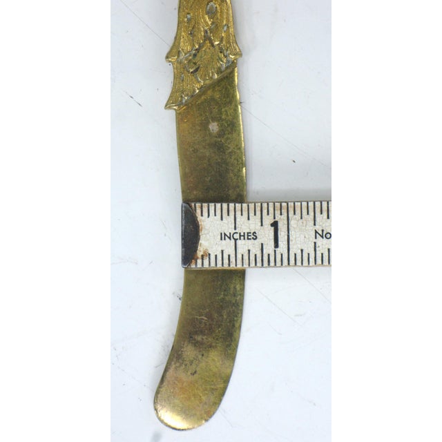 Butter Knife Gilt Bronze Children Antique Victorian For Sale - Image 12 of 16