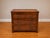 An exceptional pair of vintage Palecek woven rattan accent chests featuring richly textured woven drawer fronts, inset...