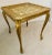 Gold Vintage Mid-Century Italian Neoclassical Florentine Table, Gilt-Wood Square For Sale - Image 8 of 12