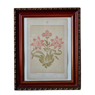 Piloty & Loehle, Godron Bouquet, 1920s, Chromolithograph, Framed For Sale
